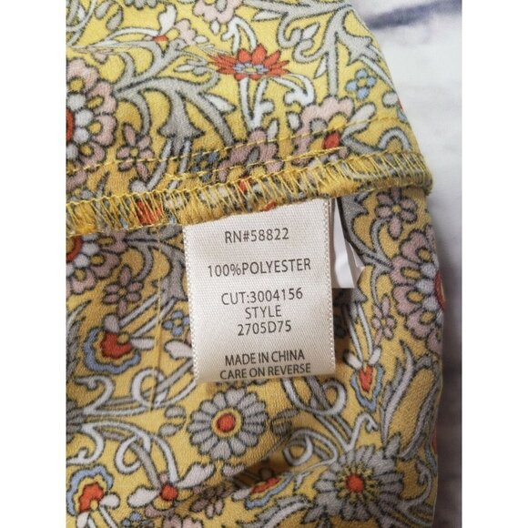 Max Studio Womens Size Small Flutter Sleeve Short-Sleeve Blouse - Picture 7 of 7